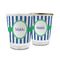 Stripes Glass Shot Glass - 1.5 oz (Personalized)