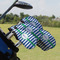 Stripes Golf Club Cover - Set of 9 - On Clubs
