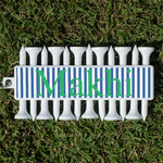 Stripes Golf Tees & Ball Markers Set (Personalized)