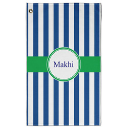 Stripes Golf Towel - Poly-Cotton Blend w/ Name or Text
