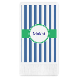Stripes Guest Napkins - Full Color - Embossed Edge (Personalized)