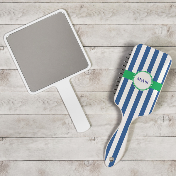 Stripes Hair Brush - In Context