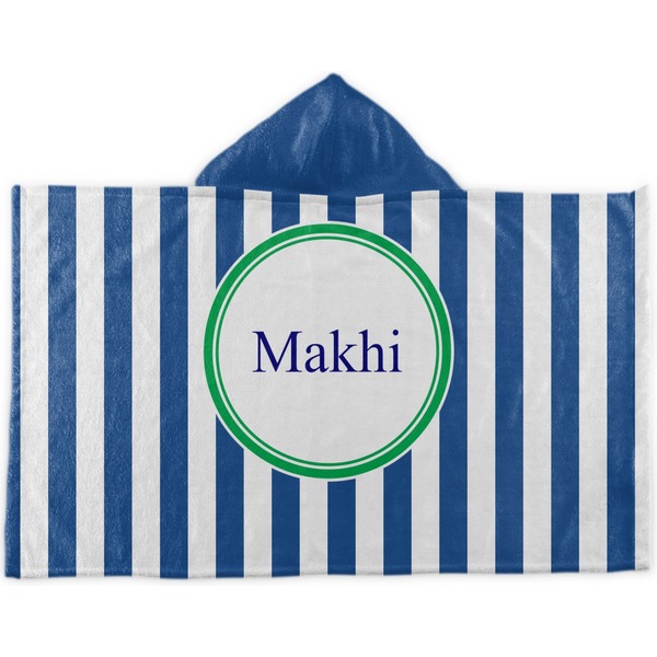 Custom Stripes Kids Hooded Towel (Personalized)