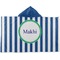 Stripes Kids Hooded Towel (Personalized)