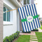 Stripes House Flags - Double Sided - LIFESTYLE