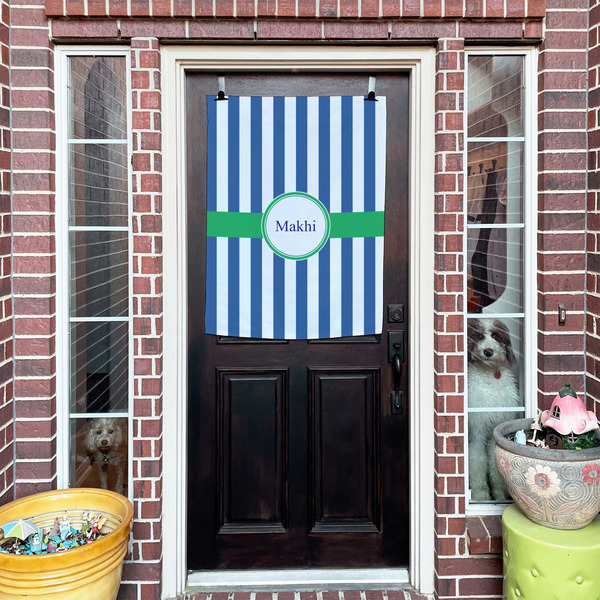 Stripes House Flags - Double Sided - (Over the door) LIFESTYLE
