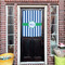 Stripes House Flags - Double Sided - (Over the door) LIFESTYLE