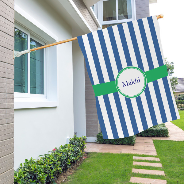 Stripes House Flags - Single Sided - LIFESTYLE
