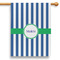 Stripes 28" House Flag (Personalized)