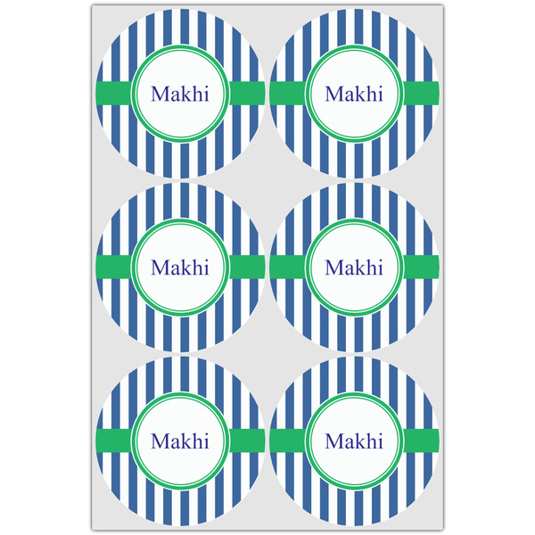 Stripes Icing Circle - Large - Set of 6