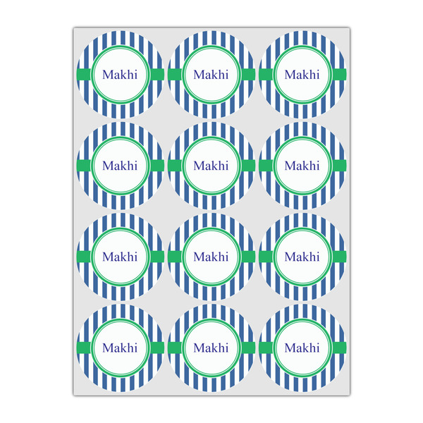 Stripes Icing Circle - Small - Set of 12