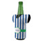 Stripes Jersey Bottle Cooler - ANGLE (on bottle)
