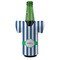 Stripes Jersey Bottle Cooler - FRONT (on bottle)