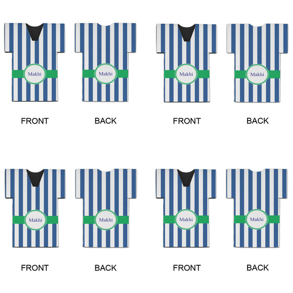 Stripes Jersey Bottle Cooler - Set of 4 - APPROVAL