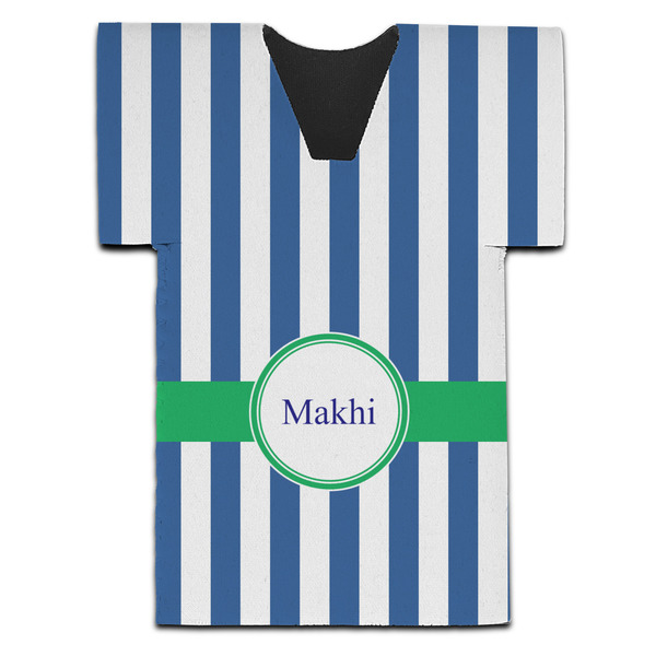 Stripes Jersey Bottle Cooler - Set of 4 - FRONT (flat)