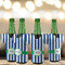 Stripes Jersey Bottle Cooler - Set of 4 - LIFESTYLE