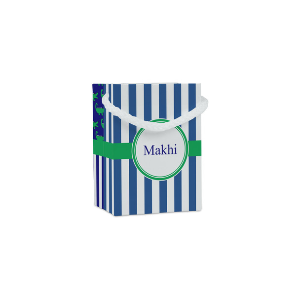 Custom Stripes Jewelry Gift Bags - Matte (Personalized)