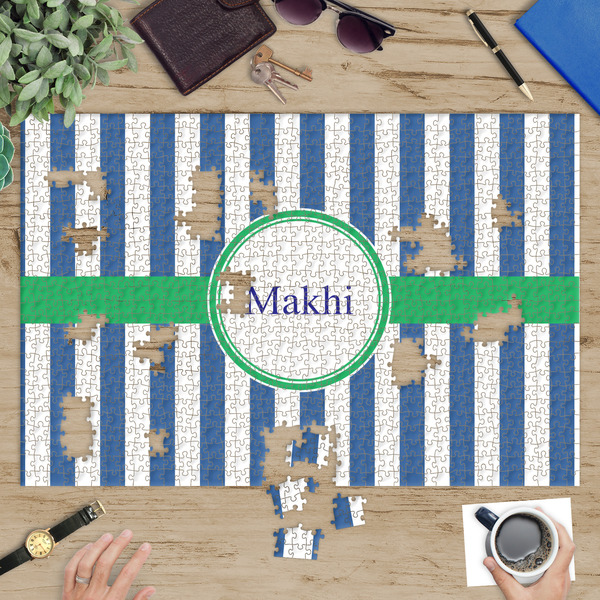 Stripes Jigsaw Puzzle 1014 Piece - In Context