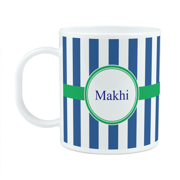 Custom Stripes Plastic Kids Mug (Personalized)