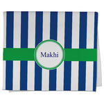 Stripes Kitchen Towel - Poly Cotton w/ Name or Text