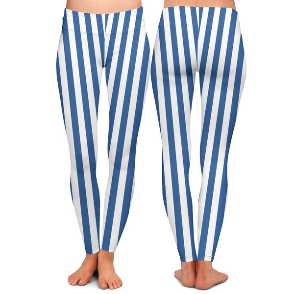 Stripes Ladies Leggings - Front and Back