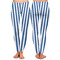 Stripes Ladies Leggings - Front and Back