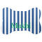 Stripes Bone Shaped Dog Food Mat (Personalized)