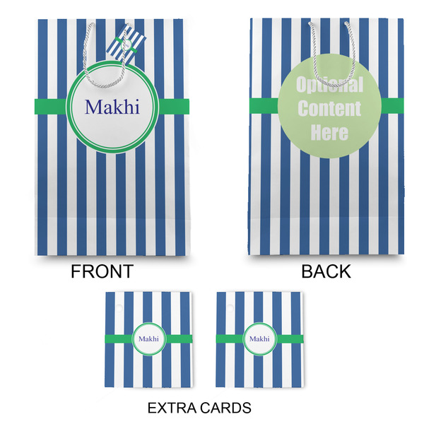 Stripes Large Gift Bag - Approval