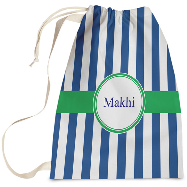 Custom Stripes Laundry Bag (Personalized)