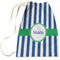 Stripes Large Laundry Bag - Front View