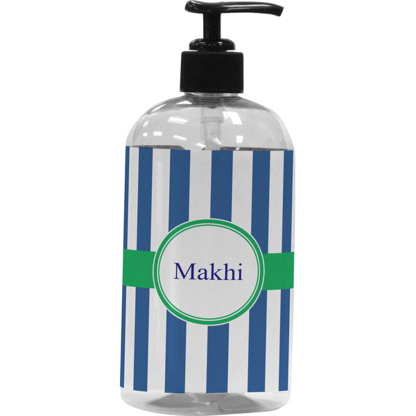 Custom Stripes Plastic Soap / Lotion Dispenser (Personalized)