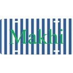 Stripes Front License Plate (Personalized)