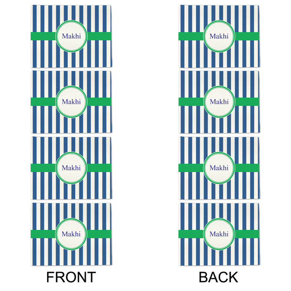 Stripes Linen Placemat - APPROVAL Set of 4 (double sided)