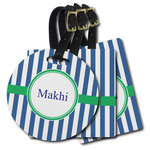 Stripes Plastic Luggage Tag (Personalized)