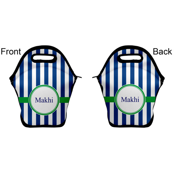 Stripes Lunch Bag - Front and Back