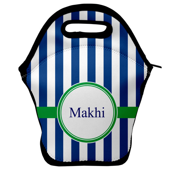 Custom Stripes Lunch Bag w/ Name or Text