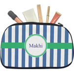 Stripes Makeup / Cosmetic Bag - Medium (Personalized)