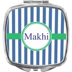 Stripes Compact Makeup Mirror (Personalized)