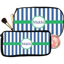 Stripes Makeup / Cosmetic Bag (Personalized)
