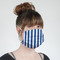 Stripes Mask - Quarter View on Girl
