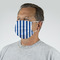 Stripes Mask - Quarter View on Guy