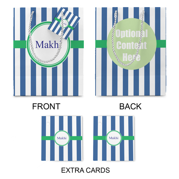 Stripes Medium Gift Bag - Approval