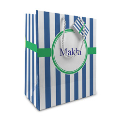 Stripes Medium Gift Bag (Personalized)