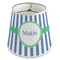 Stripes Poly Film Empire Lampshade - Angle View