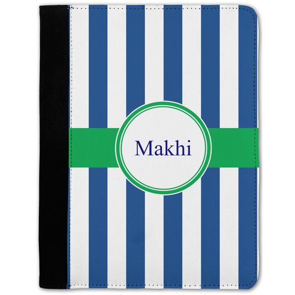 Custom Stripes Notebook Padfolio w/ Name or Text