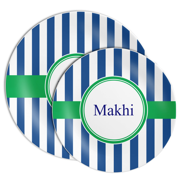 Stripes Melamine Plates - PARENT/MAIN