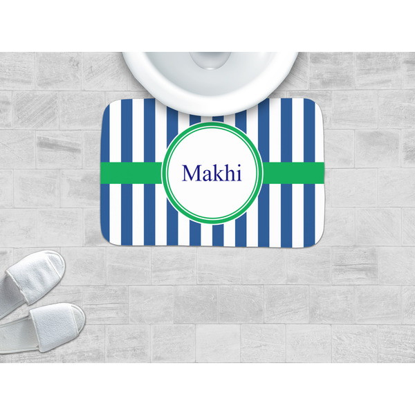 Stripes Memory Foam Bath Mat - LIFESTYLE