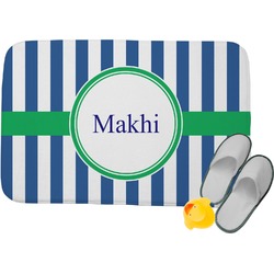 Stripes Memory Foam Bath Mat (Personalized)
