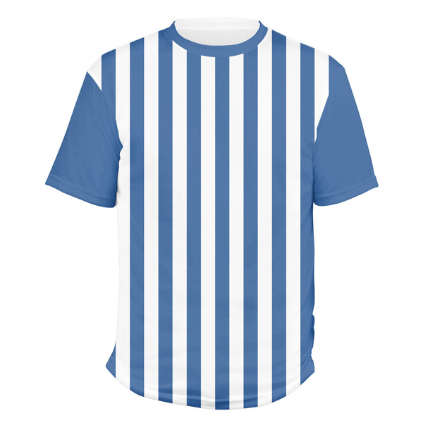 Custom Stripes Men's Crew T-Shirt - Small