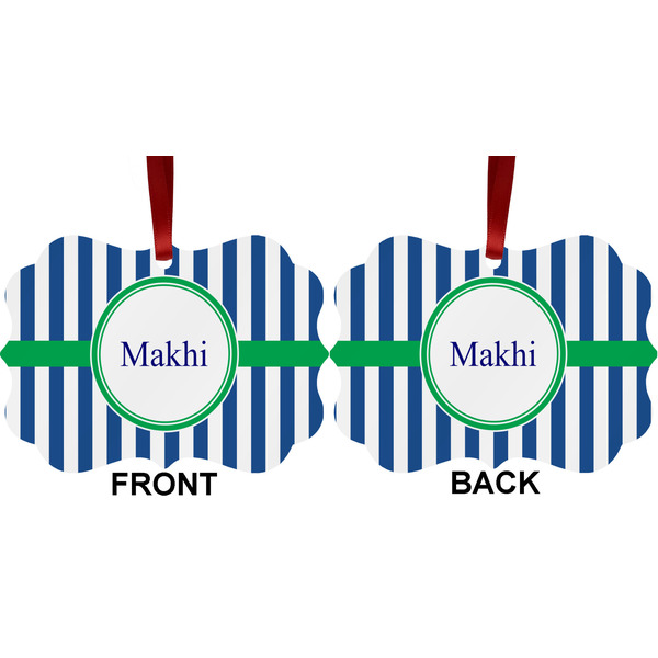 Stripes Metal Benilux Ornament - Front and Back (APPROVAL)